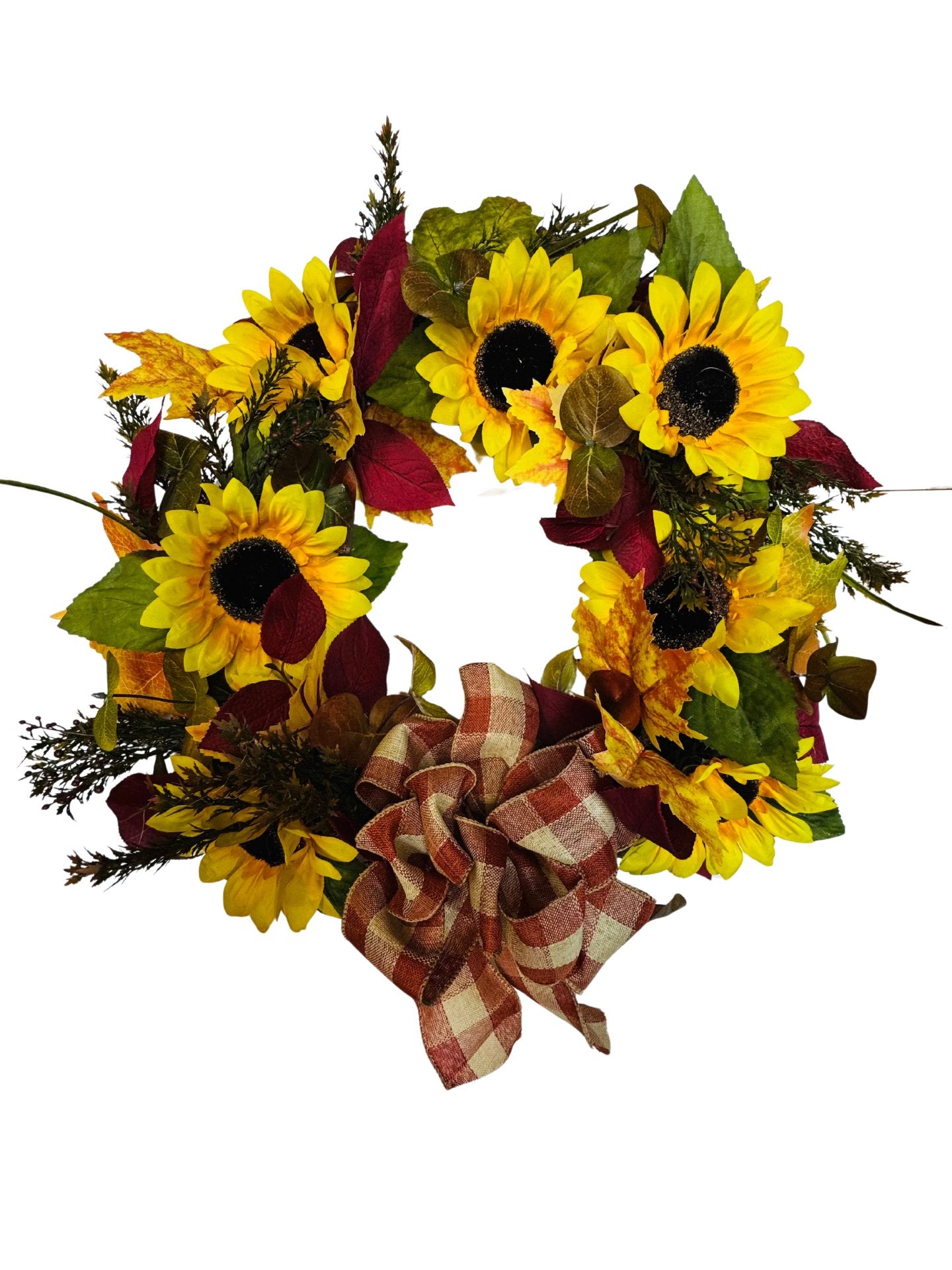 Handmade Sunflower Wreath