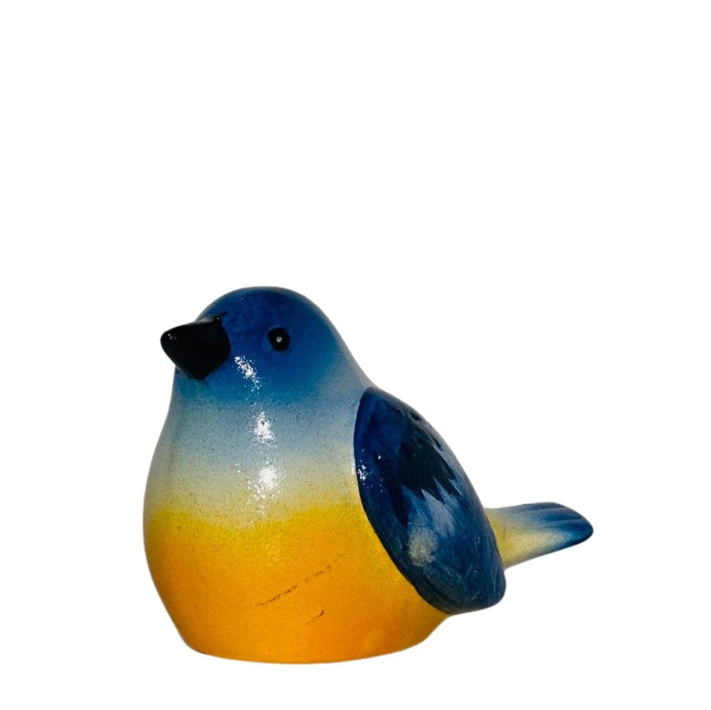 Ceramic Golden Belly Bluebird Figurine