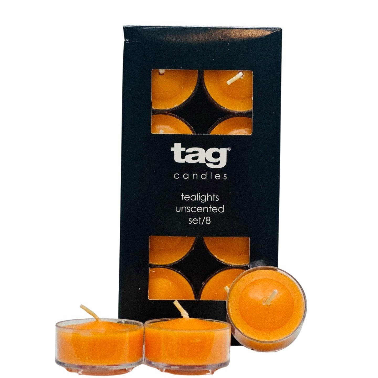 Unscented Colored Tealights – Pack of 8