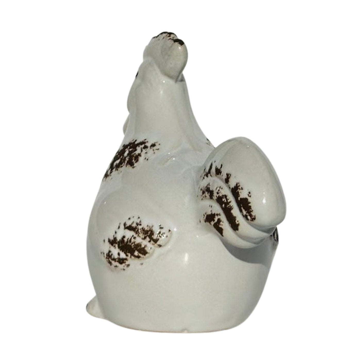 Rustic Ceramic Rooster Figurine