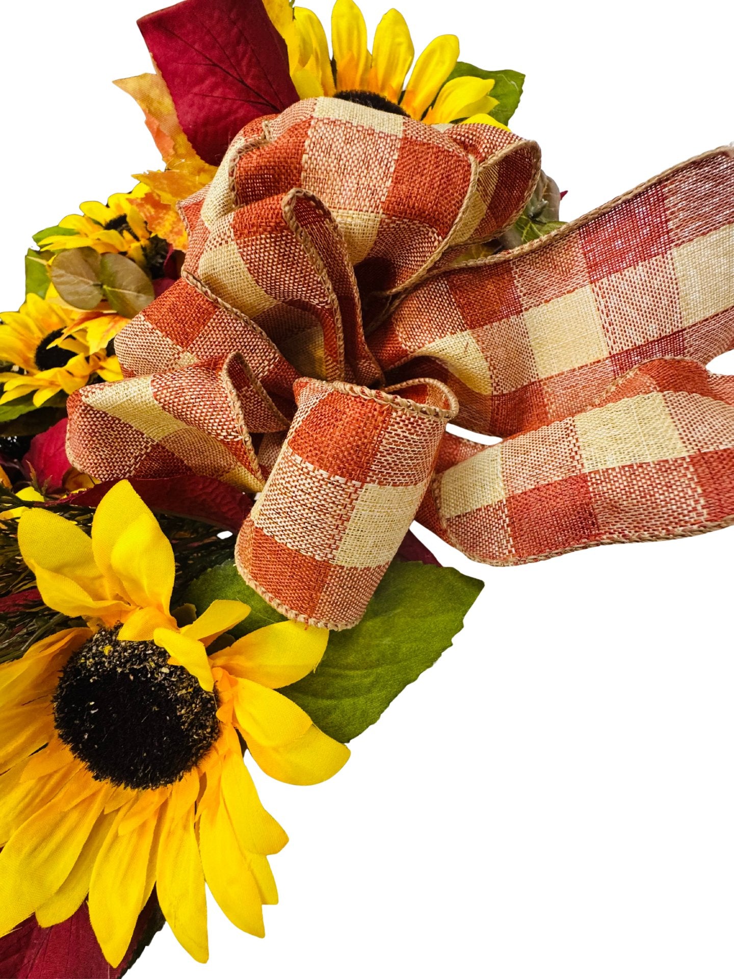 Handmade Sunflower Wreath