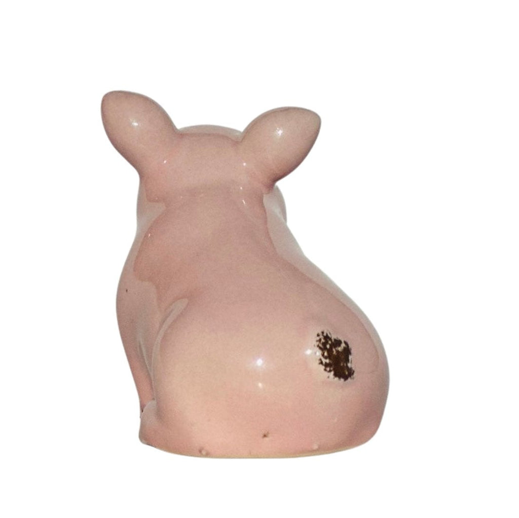 Ceramic Farmhouse Pig Figurine